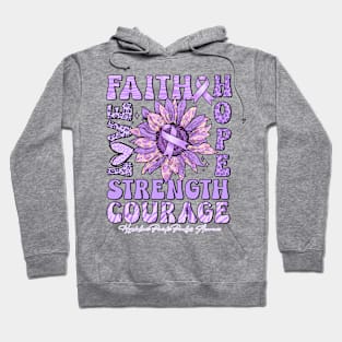 Hypokalemic Periodic Paralysis Awareness - Sunflower strong faith love Hoodie